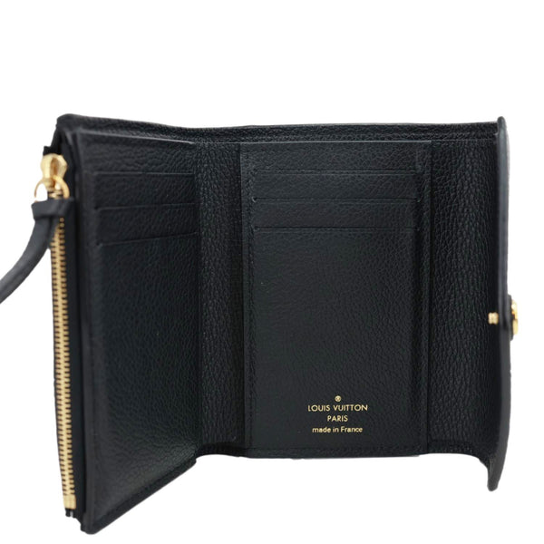 LOUIS VUITTON Victoria Monogram Empreinte Leather Wallet Bicolor