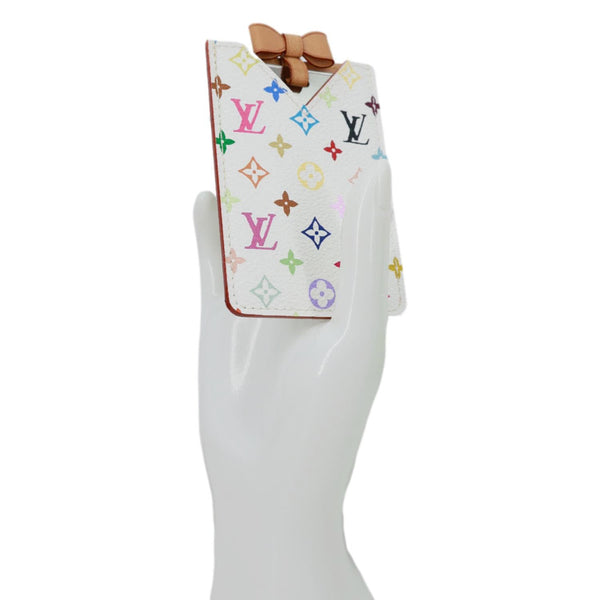 LOUIS VUITTON Miroir Mirror Monogram Multicolore Canvas Case Pouch White