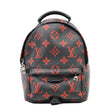 LOUIS VUITTON Palm Springs Mini Monogram Infrarouge Canvas Backpack Bag Black
