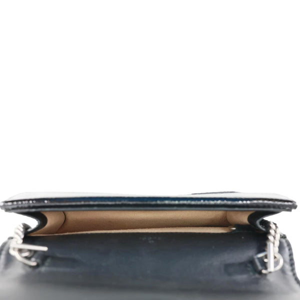 GUCCI Dionysus Super Mini GG Monogram Velvet Crossbody Bag Black 476432