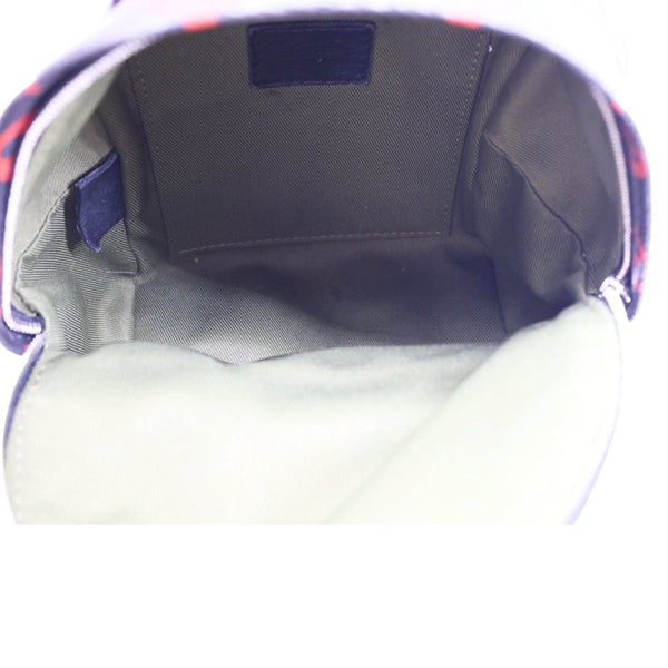 LOUIS VUITTON Palm Springs Mini Monogram Infrarouge Canvas Backpack Bag Black