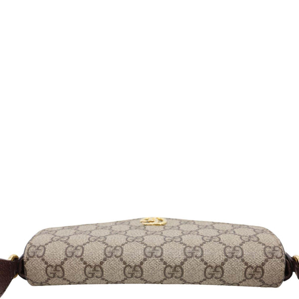 GUCCI Ophidia Envelope Mini GG Supreme Canvas Shoulder Bag Beige 764961