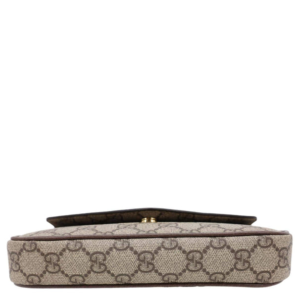 GUCCI Ophidia Envelope Mini GG Supreme Canvas Shoulder Bag Beige 764961