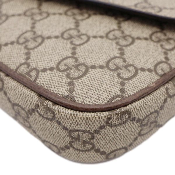 GUCCI Ophidia Envelope Mini GG Supreme Canvas Shoulder Bag Beige 764961