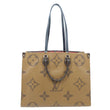 LOUIS VUITTON Onthego GM Giant Monogram Reverse Canvas Tote Bag Brown