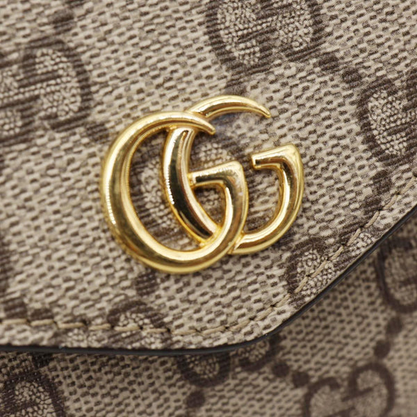 GUCCI Ophidia Envelope Mini GG Supreme Canvas Shoulder Bag Beige 764961