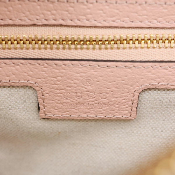 GUCCI Ophidia GG Supreme Canvas Shoulder Bag Pink 772239