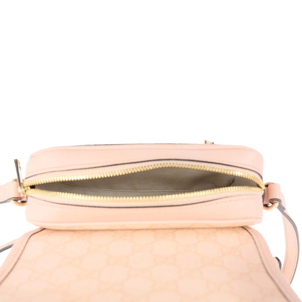 GUCCI Ophidia GG Supreme Canvas Shoulder Bag Pink 772239