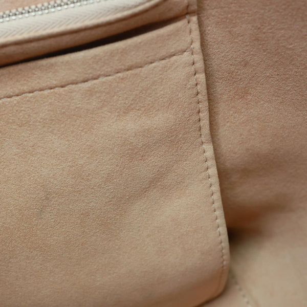 LOUIS VUITTON Lockme Cabas Leather Tote Bag Bicolor
