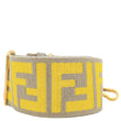 FENDI Strap You FF  Canvas Shoulder Strap Yellow