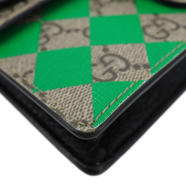 GUCCI Dionysus Centum Super Mini GG Supreme Canvas Shoulder Bag Green 476432