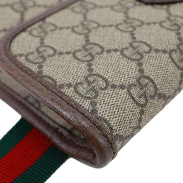 GUCCI Neo Vintage GG Supreme Canvas Waist Bag Beige 493930