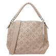 LOUIS VUITTON Babylone BB Mahina Leather Chain Shoulder Bag Galet