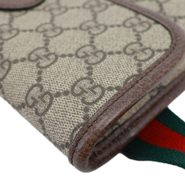 GUCCI Neo Vintage GG Supreme Canvas Waist Bag Beige 493930