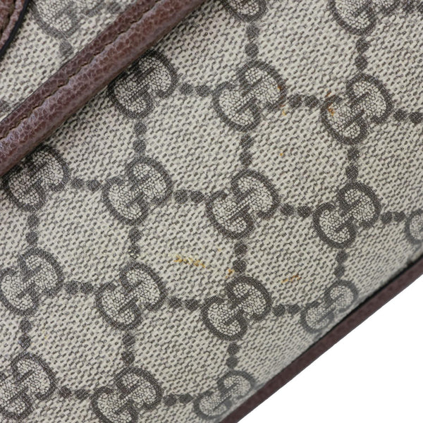 GUCCI Neo Vintage GG Supreme Canvas Waist Bag Beige 493930