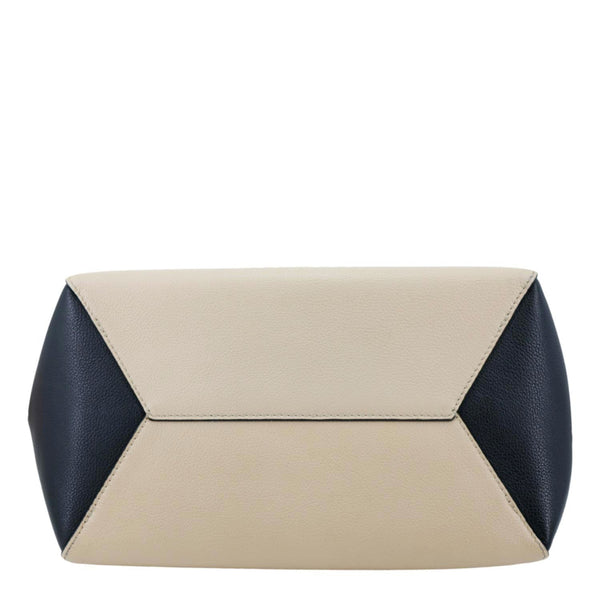 LOUIS VUITTON Lockme Cabas Leather Tote Bag Bicolor