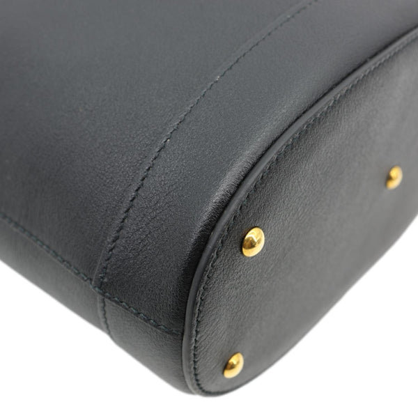 GUCCI Diana Bamboo Leather Bucket Bag Black 724652