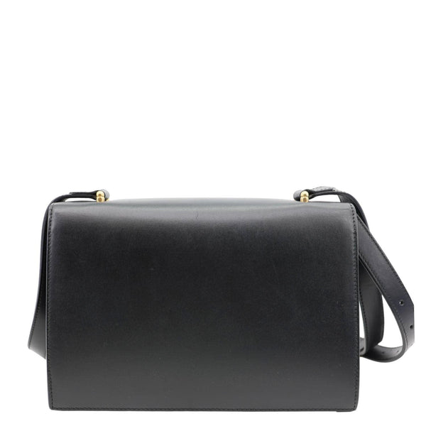 GUCCI Zumi Flap Small Grainy Leather Shoulder Bag Black 576388