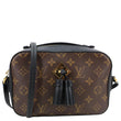 LOUIS VUITTON Saintonge Monogram Canvas Crossbody Bag Brown