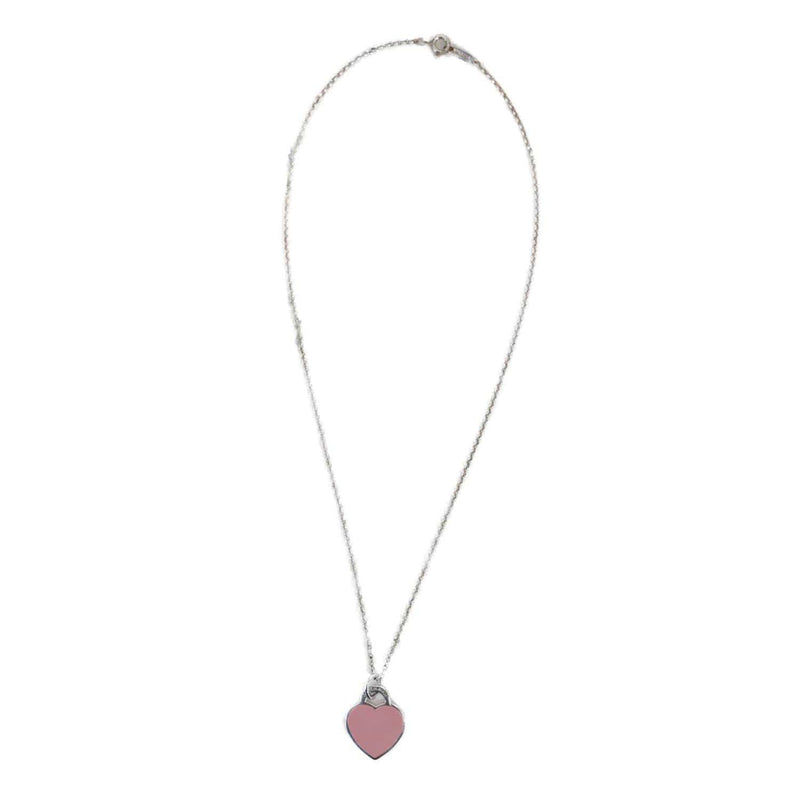 TIFFANY & CO Return To Tiffany Mini Sterling Silver Enamel Diamond Dou
