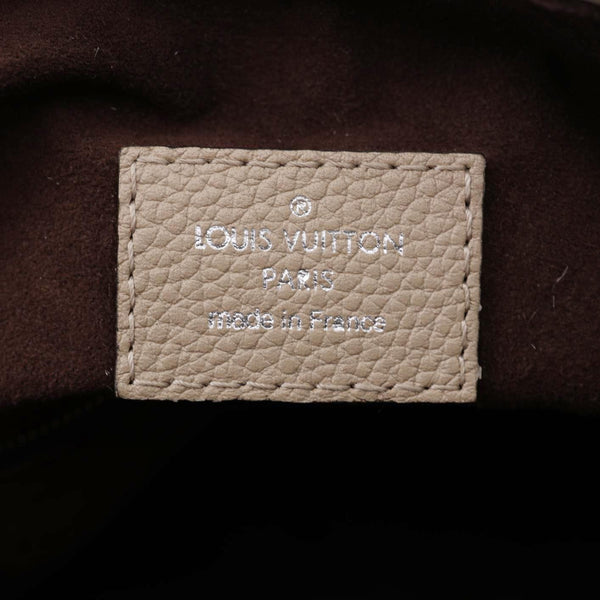 LOUIS VUITTON Babylone BB Mahina Leather Chain Shoulder Bag Galet