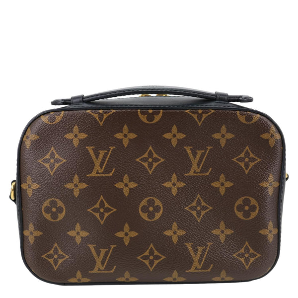 LOUIS VUITTON Saintonge Monogram Canvas Crossbody Bag Brown