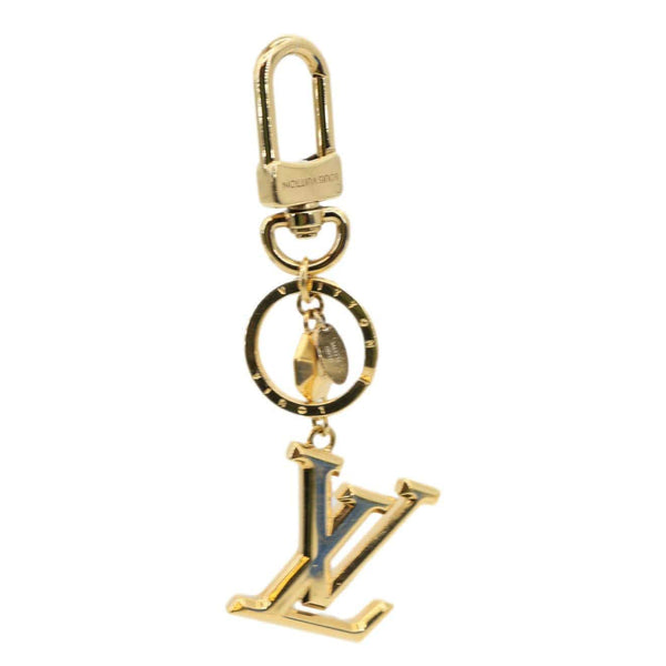 LOUIS VUITTON LV Initiales Key Holder Bag Charm Gold