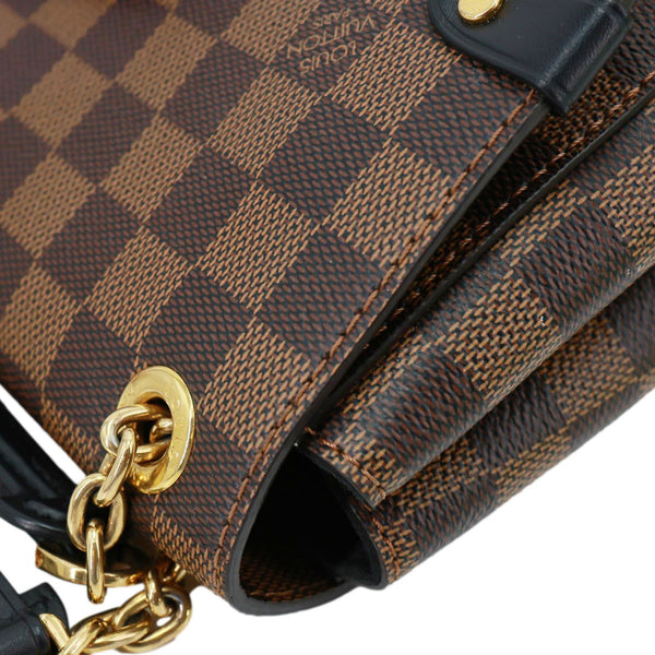 LOUIS VUITTON Vavin PM Damier Ebene Crossbody Bag Cream