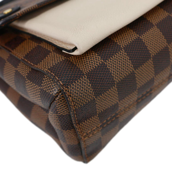 LOUIS VUITTON Vavin PM Damier Ebene Crossbody Bag Cream