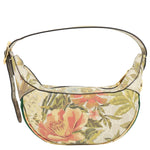GUCCI Ophidia Mini GG Supreme Canvas Floral Print Hobo Bag Beige 658551