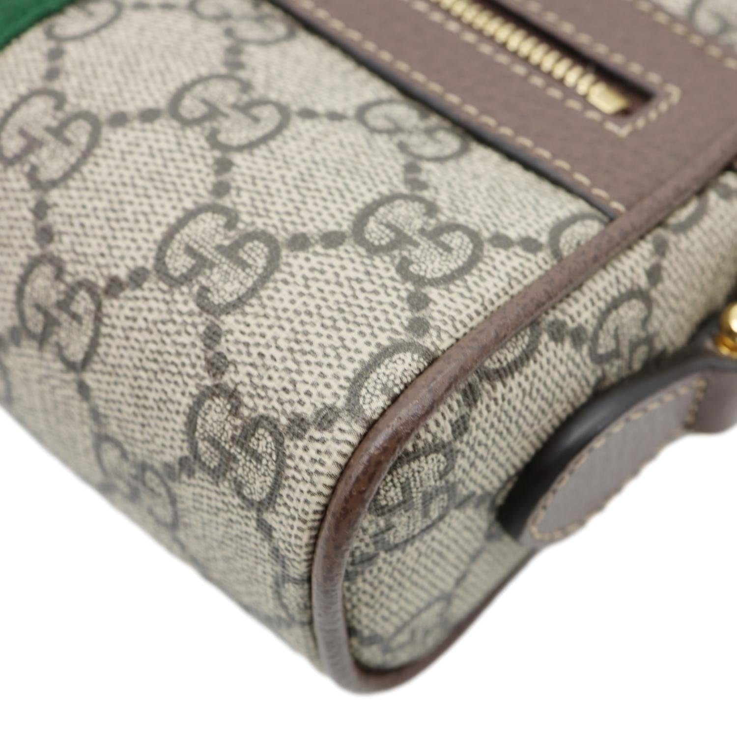 GUCCI Ophidia Mini GG Supreme Crossbody Bag Beige 517350