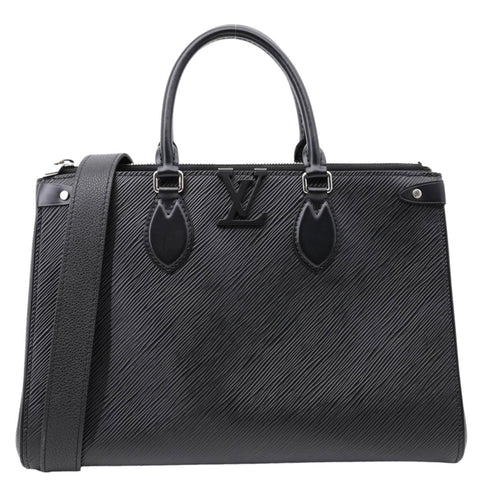 LOUIS VUITTON Grenelle MM Epi Leather Shoulder Bag Black