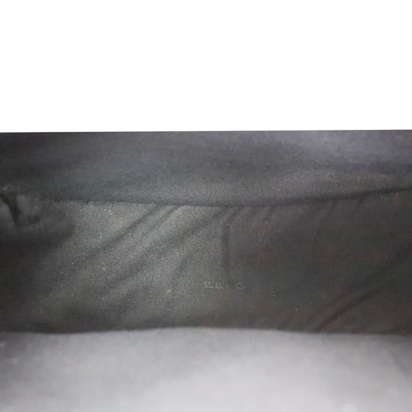 FENDI Fendigraphy Leather Hobo Bag Black
