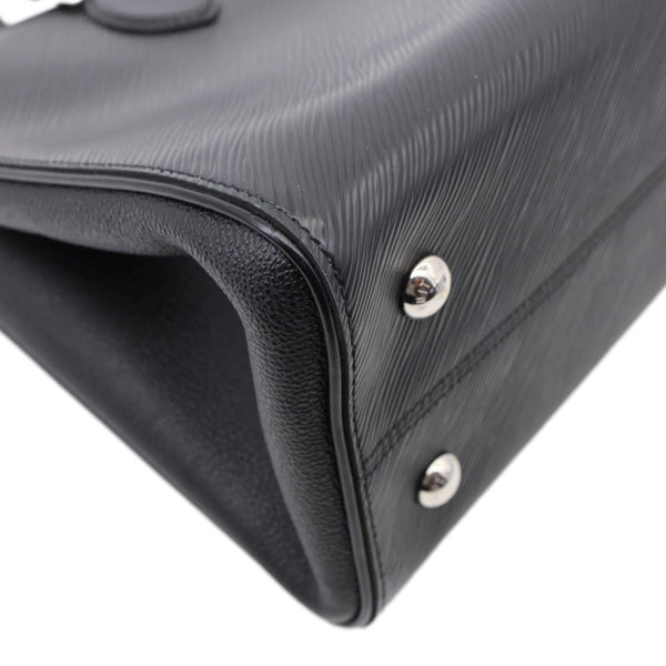 LOUIS VUITTON Grenelle MM Epi Leather Shoulder Bag Black