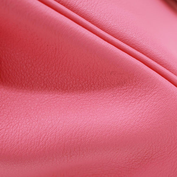 HERMES Birkin 25 Swift Leather Satchel Bag Rose Azalee