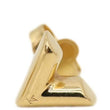 LOUIS VUITTON V Stud Essential Metal Earrings Gold