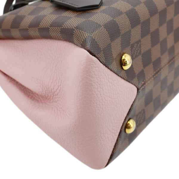 LOUIS VUITTON Brittany Damier Ebene Shoulder Bag Rose Ballerine