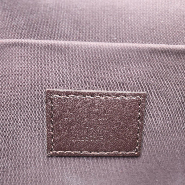 LOUIS VUITTON Felicie Pochette Monogram Vernis Shoulder Bag Amarante