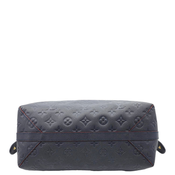 LOUIS VUITTON Boetie Monogram Empreinte Leather Shoulder Bag Marine Rouge