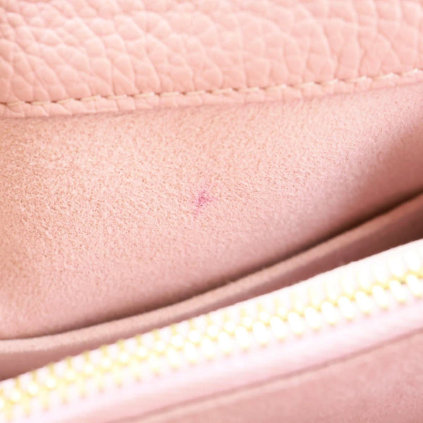 LOUIS VUITTON Brittany Damier Ebene Shoulder Bag Rose Ballerine