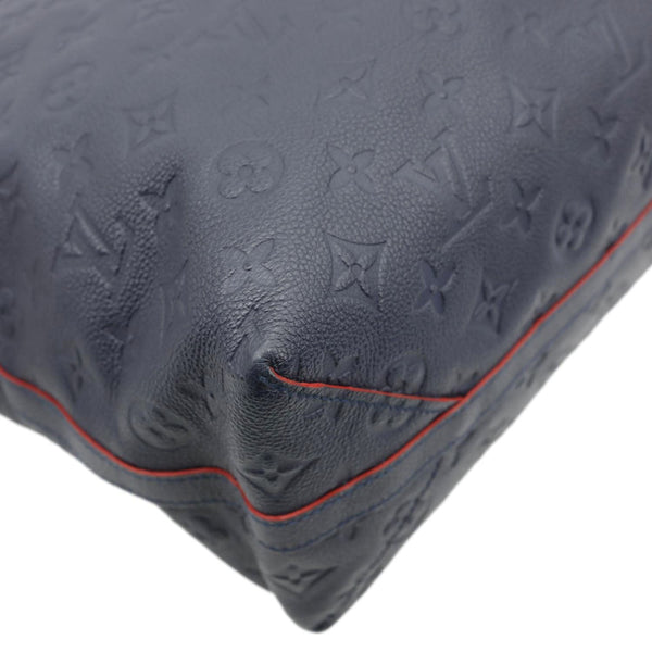 LOUIS VUITTON Boetie Monogram Empreinte Leather Shoulder Bag Marine Rouge