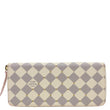 LOUIS VUITTON Studded Clemence Rose Ballerine Damier Azur Wallet