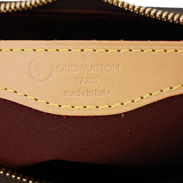 LOUIS VUITTON Boulogne PM Monogram Canvas Shoulder Bag Brown