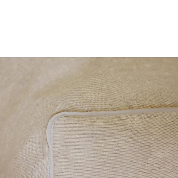 GOYARD Saint Louis GM Chevron Print Canvas Tote Bag White