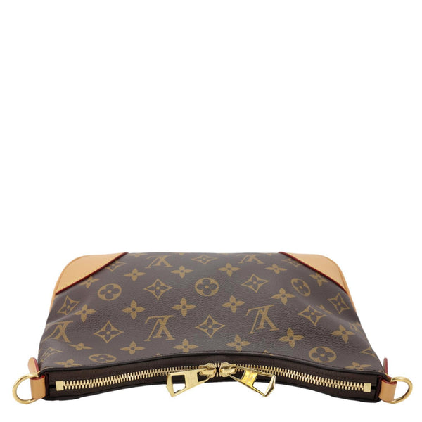 LOUIS VUITTON Boulogne PM Monogram Canvas Shoulder Bag Brown