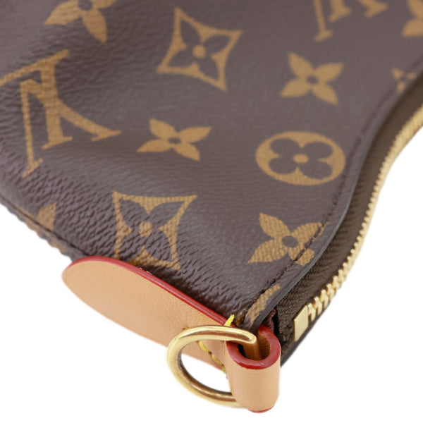 LOUIS VUITTON Boulogne PM Monogram Canvas Shoulder Bag Brown