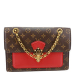 LOUIS VUITTON Victoire Monogram Canvas Shoulder Crossbody Bag Cherry