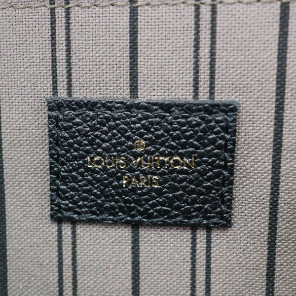 LOUIS VUITTON Metis Pochette Empreinte Leather Crossbody Bag Black