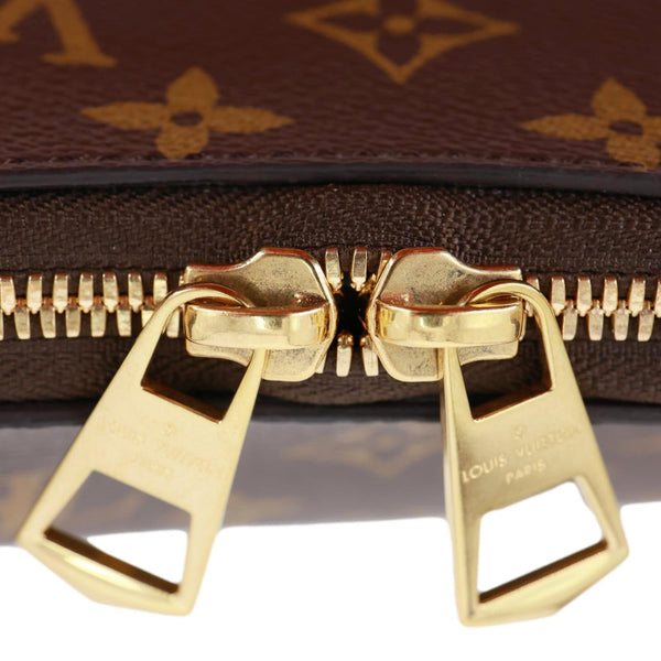 LOUIS VUITTON Boulogne PM Monogram Canvas Shoulder Bag Brown