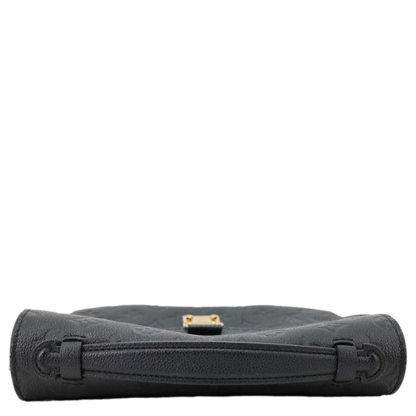 LOUIS VUITTON Metis Pochette Empreinte Leather Crossbody Bag Black